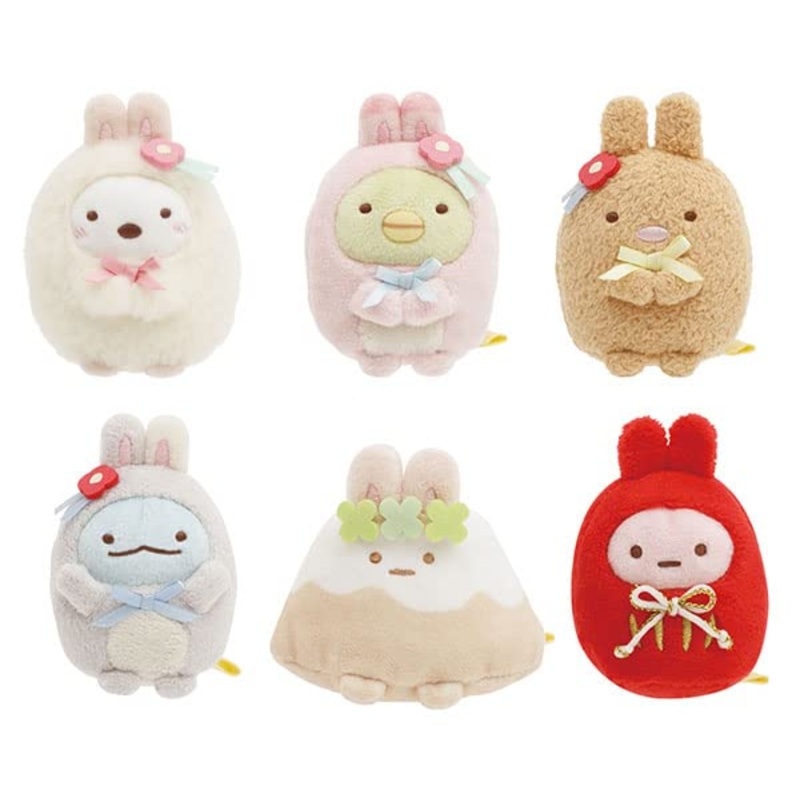 San-X Sumikko Gurashi Hand-Held Plush Toys 18-Piece Set Assorted Box