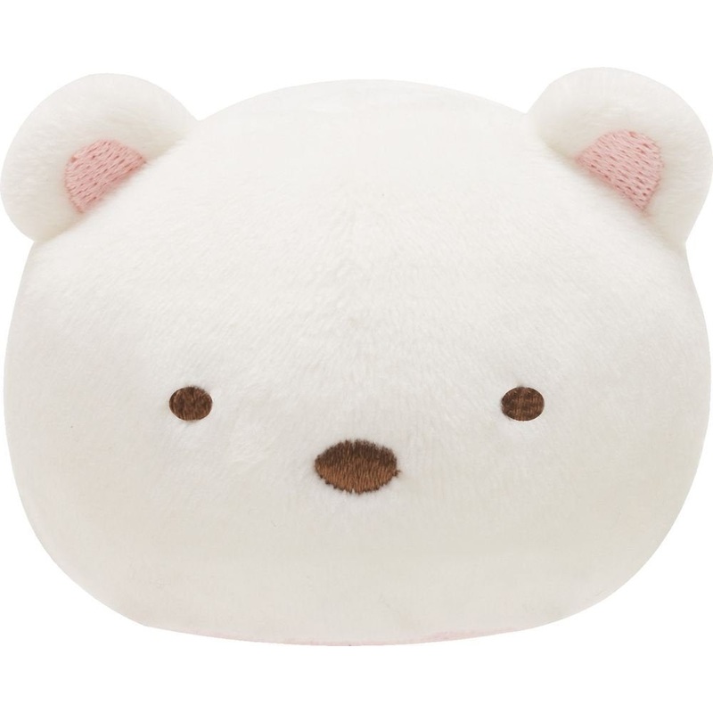 SAN-X - Plush Doll Sumikko Gurashi Squishy Series Hand Sized Pola Bear Tjn