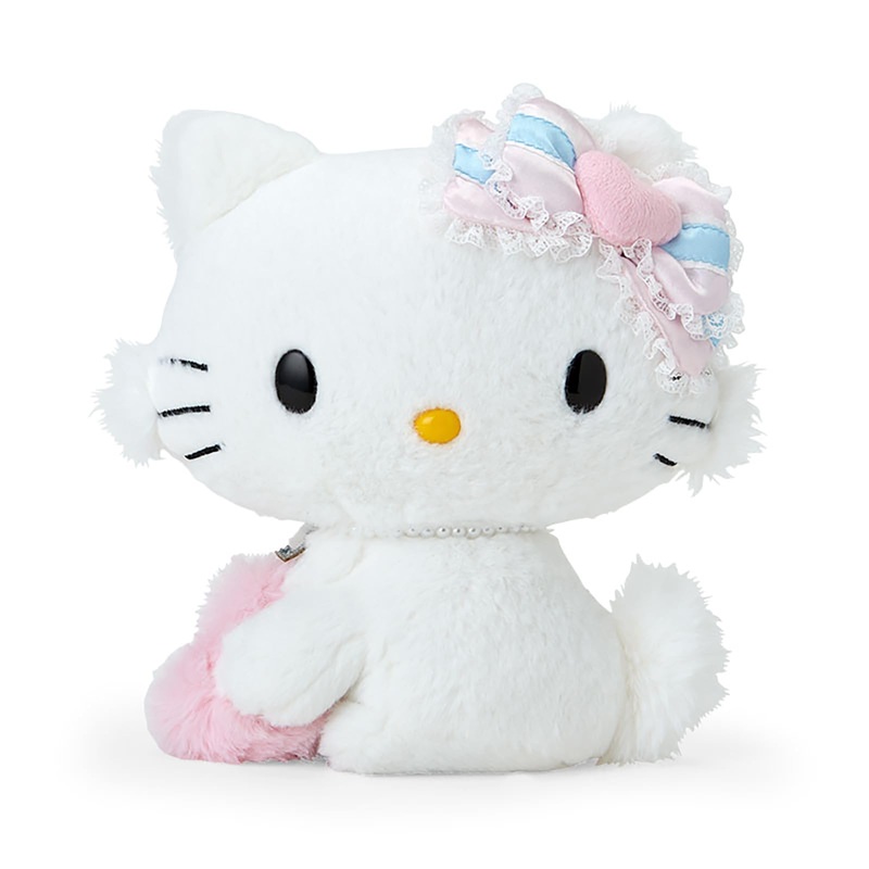 Sanrio Charmy Kitty Fluffy Heart Plush Doll Official Japan Exclusive