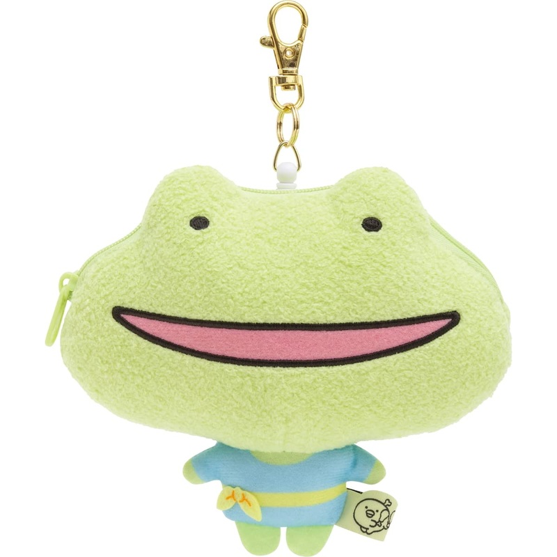 San-X Chiquip Dancers Music Plush Reel Pass Case Skip Frog Sensei PB68202