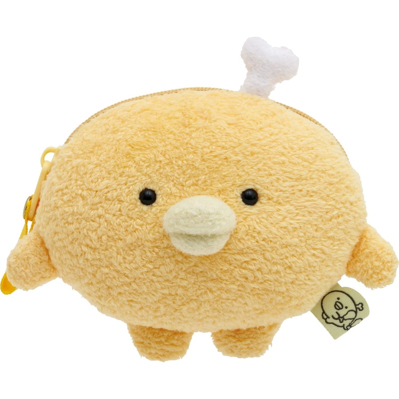 San-X Chiquip Dancers Plush Coin Case Hone Chicken Design Model CK67801