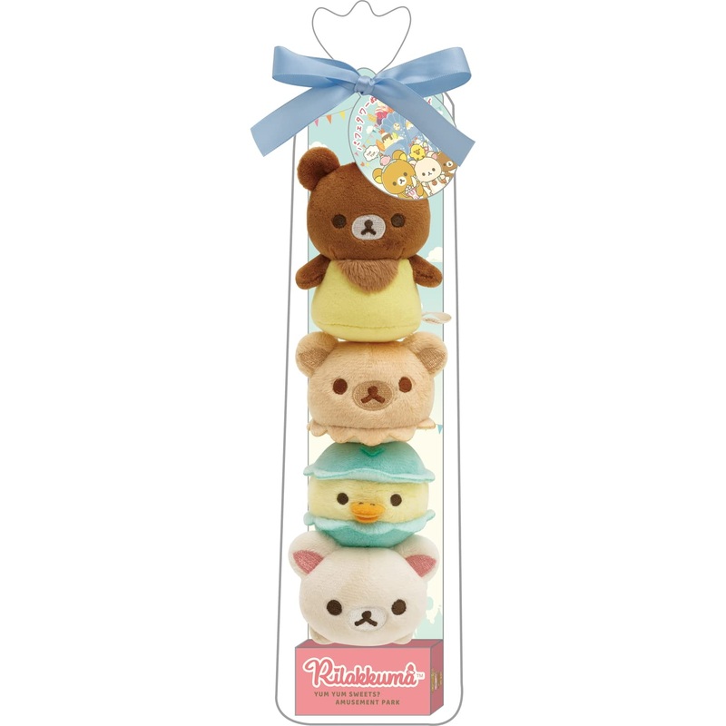 San-X Rilakkuma Amusement Park Parfait Tower Plush Set Mf63901