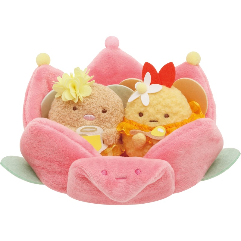 San-X Sumikko Gurashi Zasso Plush in Yousei's Flower Garden Scene MO06501