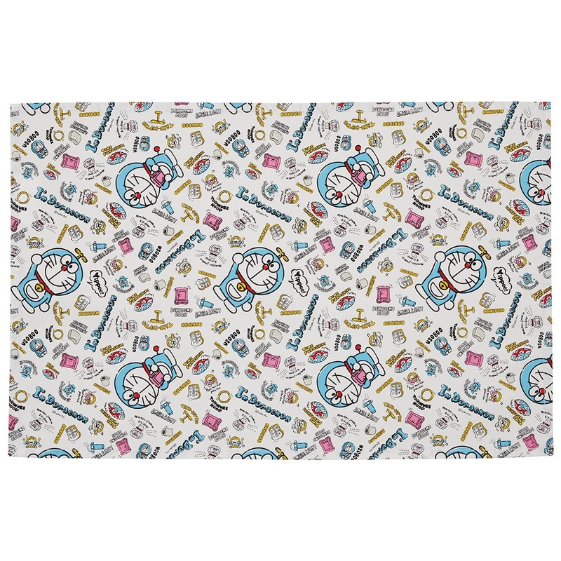 Skater Large 60x40cm Doraemon Plush Toy Placemat with Name Tag - Sanrio LTM1-A