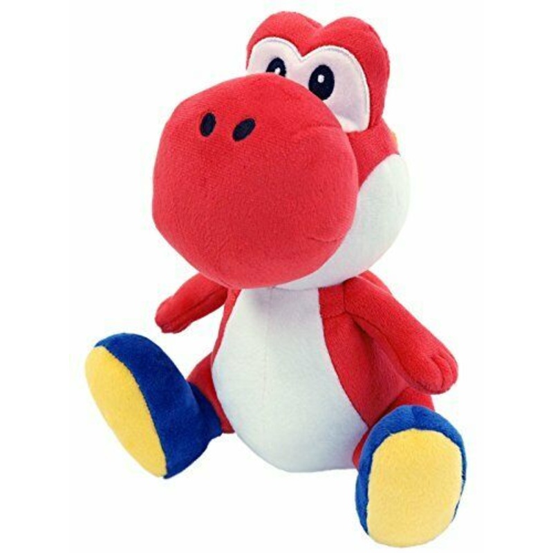 San-ei Boeki Super Mario All Star Collection Plush Red Yoshi S