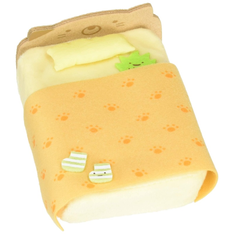 San-X Sumikko Gurashi Plush Bed Orange Hand-Held Mr71805