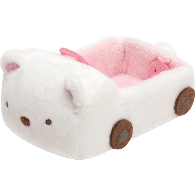 San-X Sumikko Gurashi Plush Toy Car Polar Bear - Hand-Held Mx97701