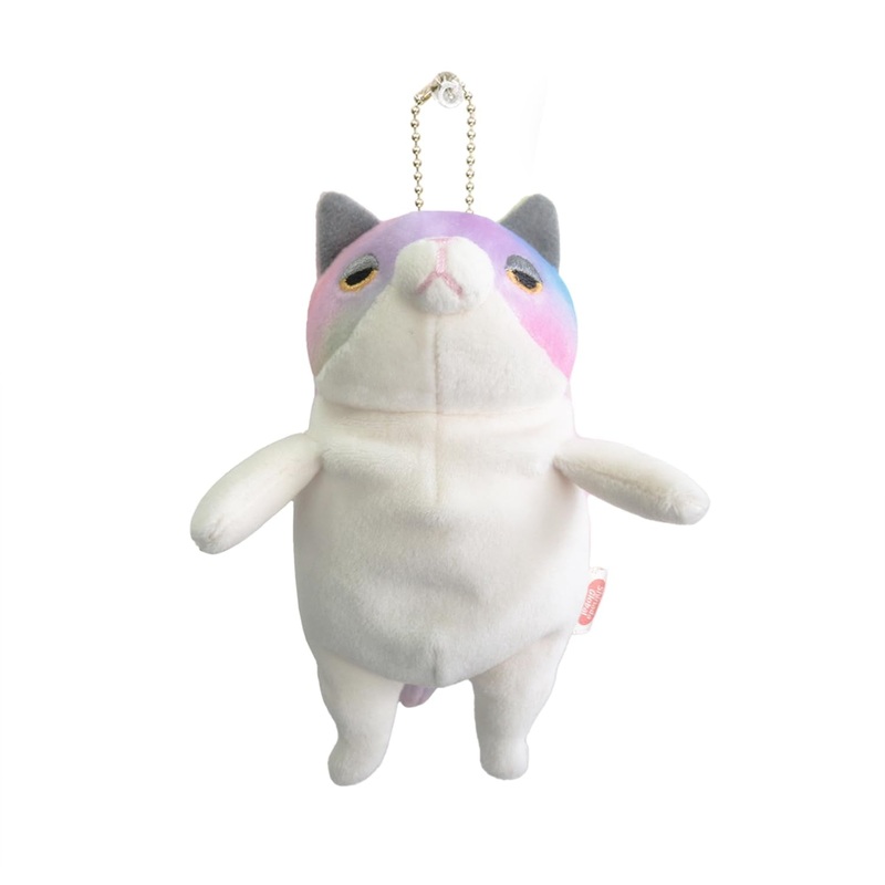 Shinada Global Mochineko Rainbow Mini 7x5x14Cm Stuffed Cat Mone-0088R