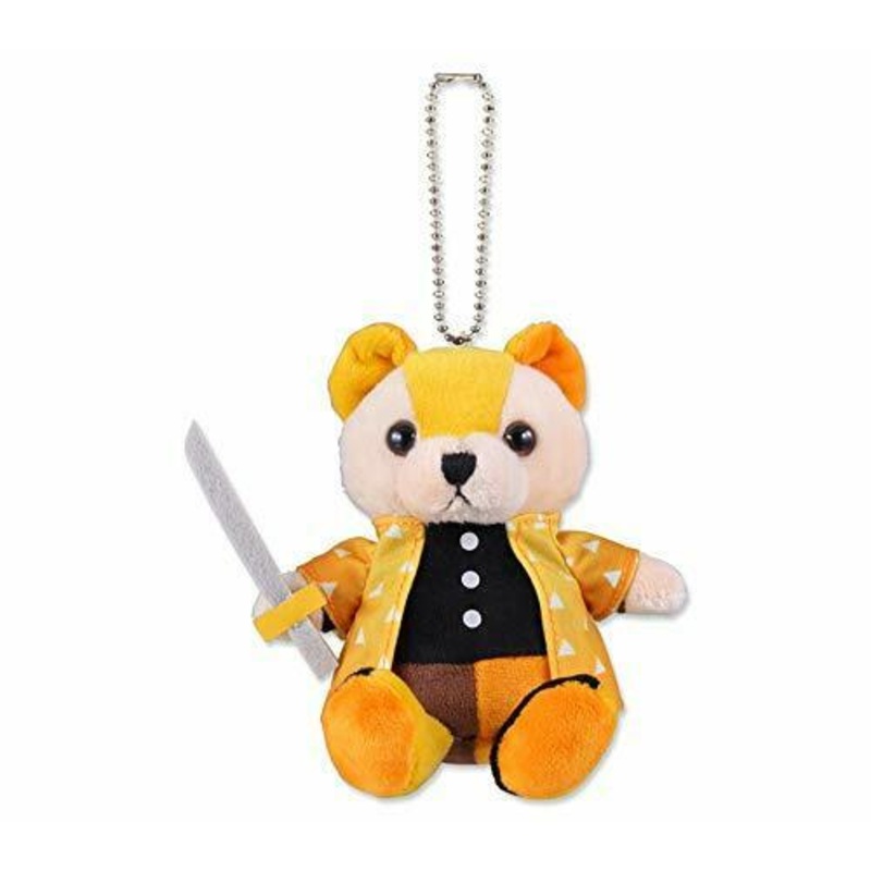 Demon Slayer Kimetsu Bear Agatsuma Zenitsu Plush Doll Stuffed Toy