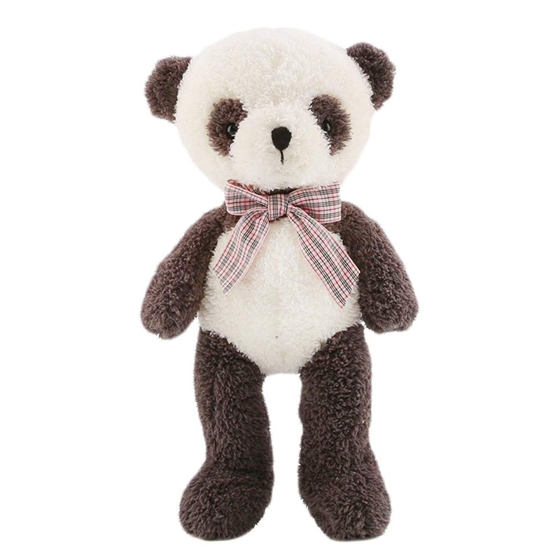 Hwd 30cm High Panda Plush Animal Sitting Series Japanese Gentle Touch Baby Dolls