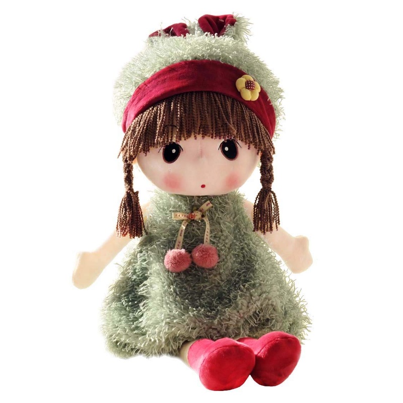 Hwd Stuffed Animal Plush Doll 60 Cm High Green Color Japan Stuffed Dolls