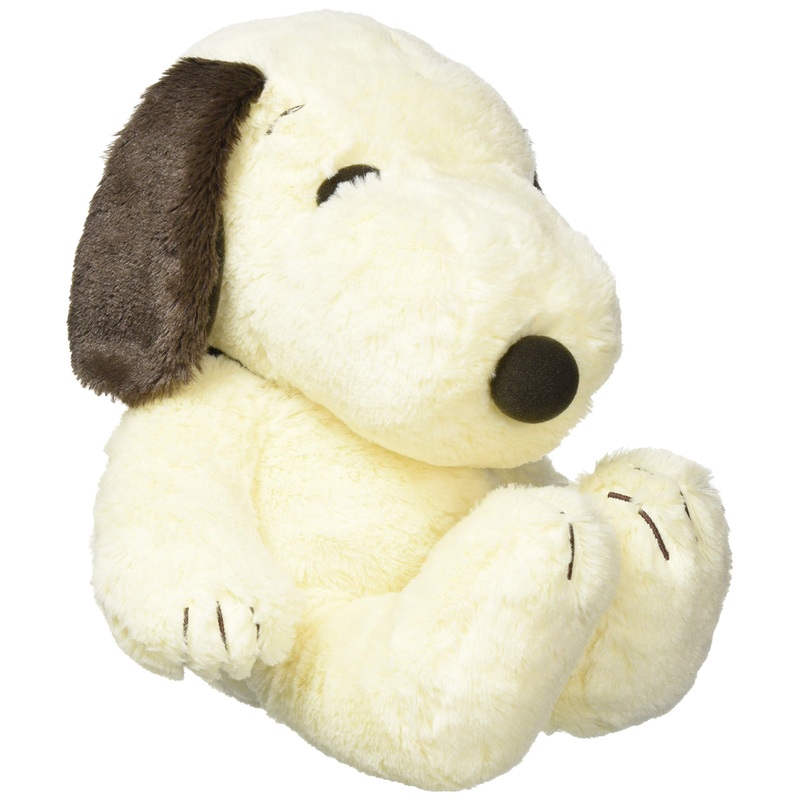 NAKAJIMA CORPORATION Plush Doll Hug Hug Snoopy M Mocha Tjn