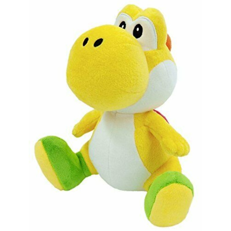 San-ei Boeki Super Mario All Star Collection Plush Yellow Yoshi S