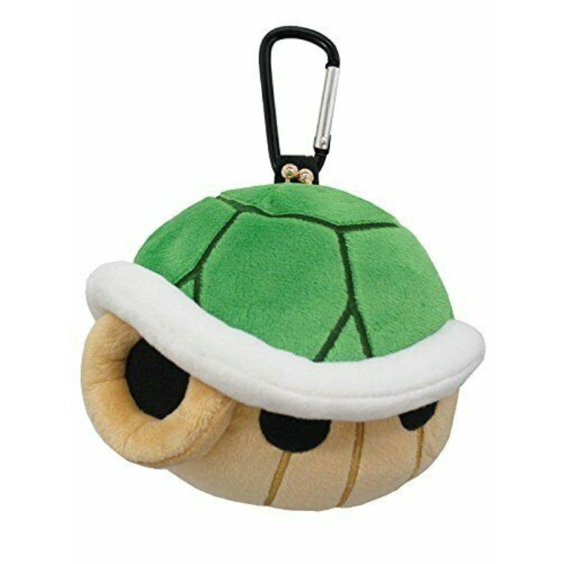 San-ei Boeki Super Mario Mz31 Plush Pouch Green Carapace