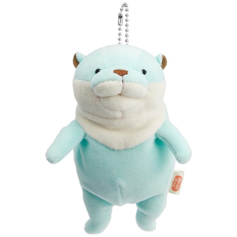 Shinada Global Mochi Series Mini Plush Otter Pastel Mint 7x5x14 cm - Mokw-0088Pm