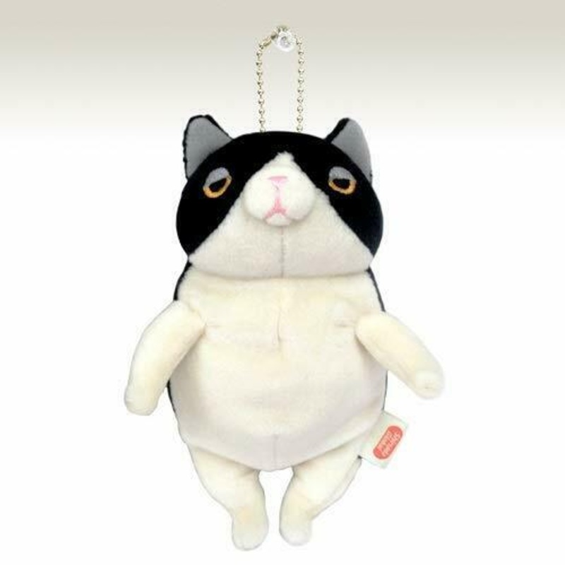 Shinada Global Mochineko Plush Hachiware Mini With Ball Chain