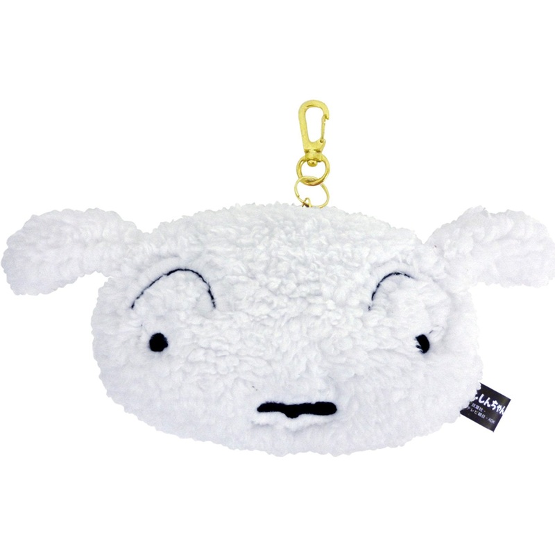 T'S FACTORY Crayon Shin-Chan Plush Pass Case Shiro