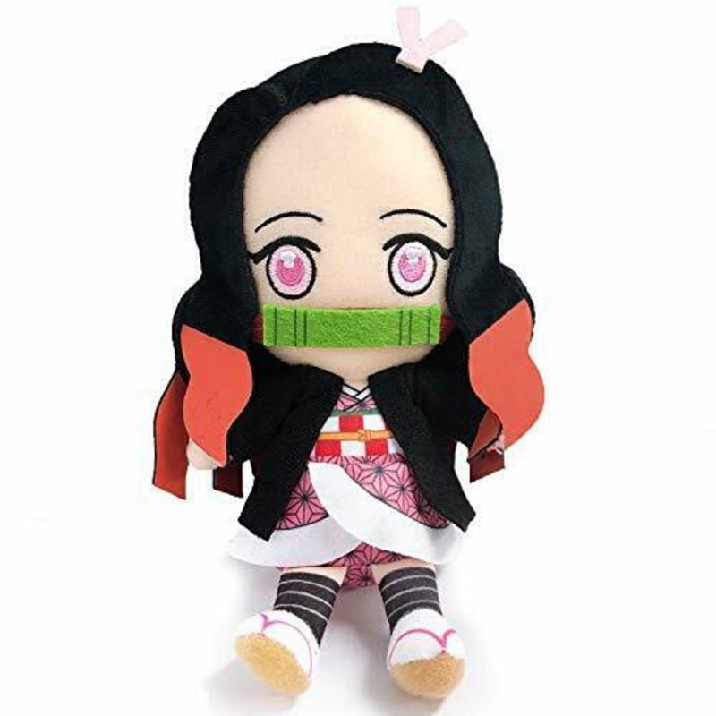 Demon Slayer Kimetsu Chibi Plush Doll Stuffed Toy Kamado Nezuko Anime