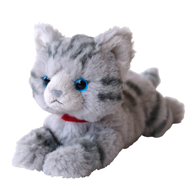 SUNLEMON Plush Doll Knee Cat Ss Grey