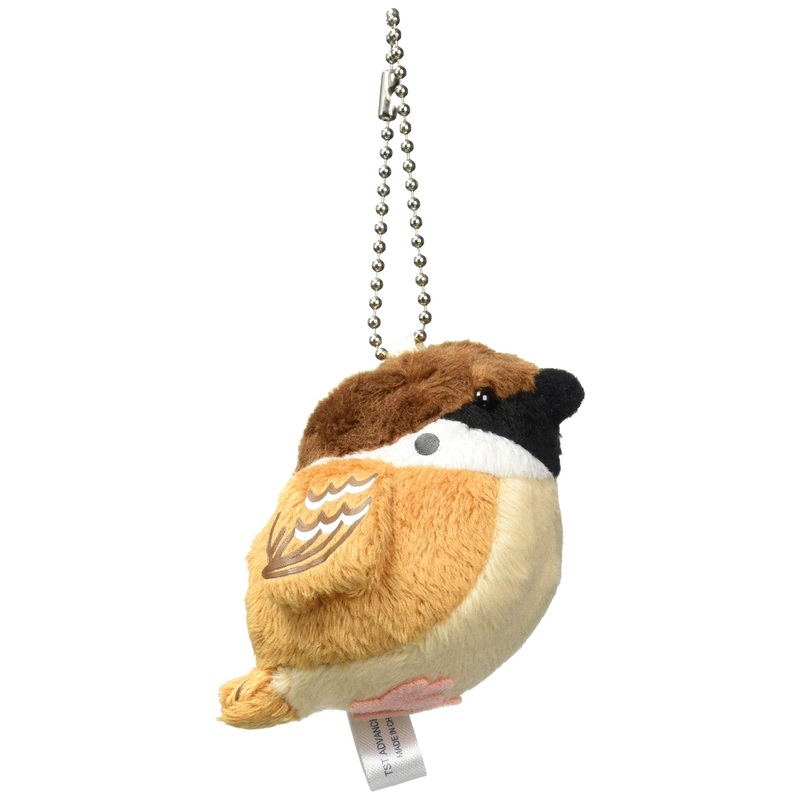 Tst Advance Chitamakko Sparrow Keychain Japanese Stuffed Animal Keychains