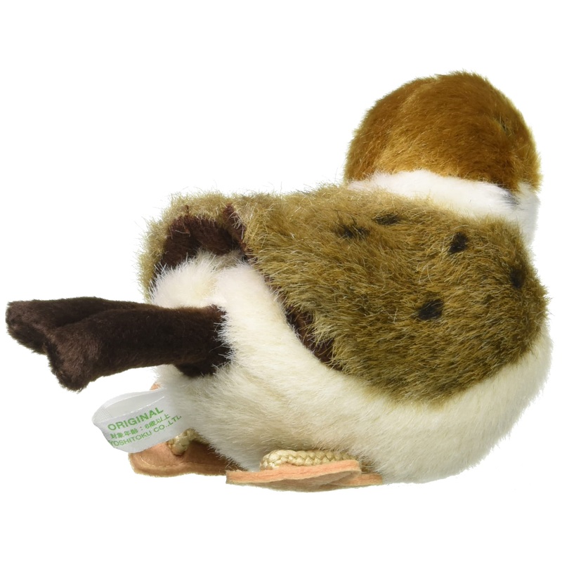 Yoshitoku Plush Doll Land Animal Friends Sparrow Japanese Bird Model Toys