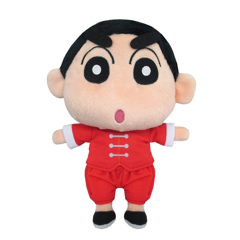 SAN-EI Sn26 Crayon Shinchan Plush Doll Transform Shinchan Kung Fu Tjn