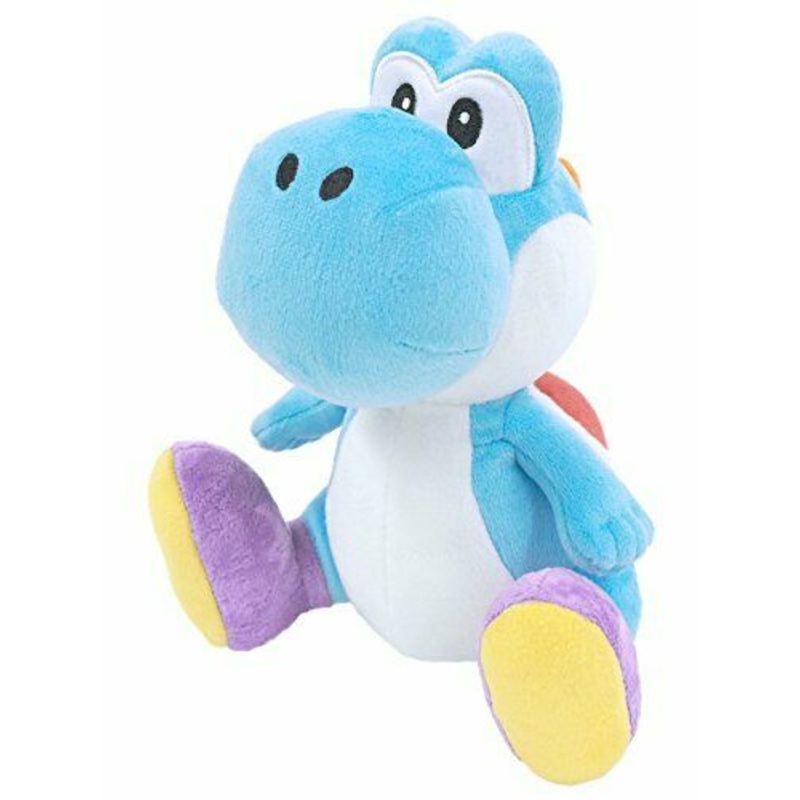 Super Mario All Star Collection Plush Light Blue Yoshi S