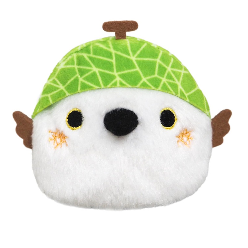 Sanei Boeki Plush Tori Dango Melon Shimaenaga Stuffed Toy W9xD8xH7cm