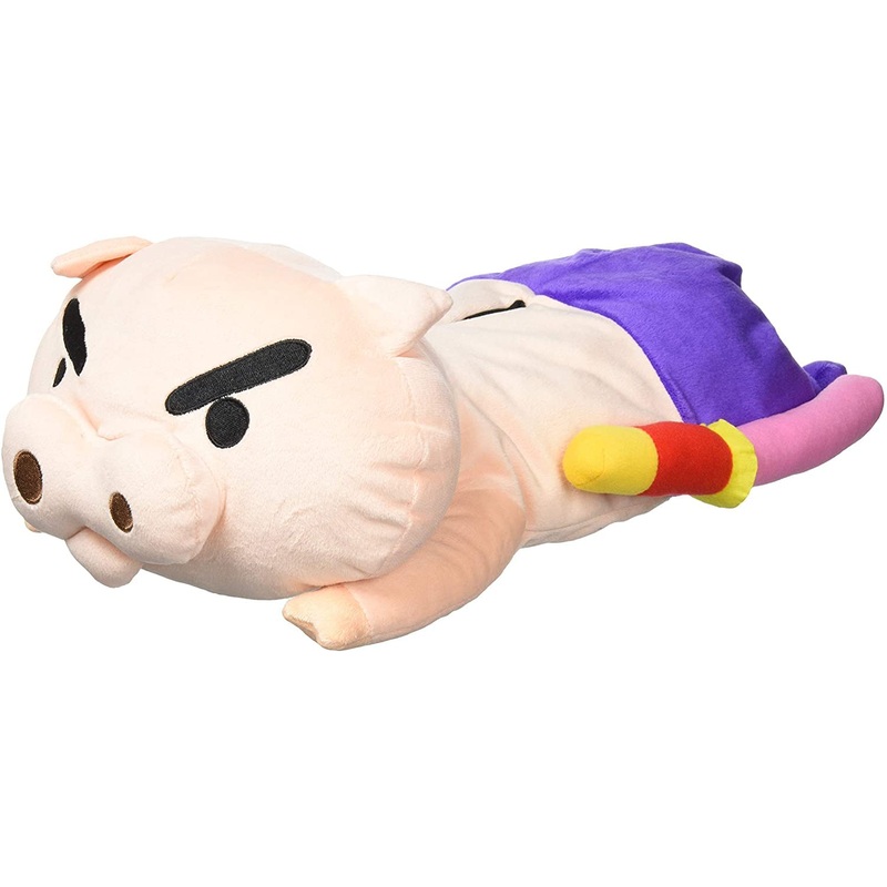 Ts Factory Crayon Shin-Chan Plush Tissue Cover Buriburizaemon H15Xw20Xd42Cm Ks-5542418Bu
