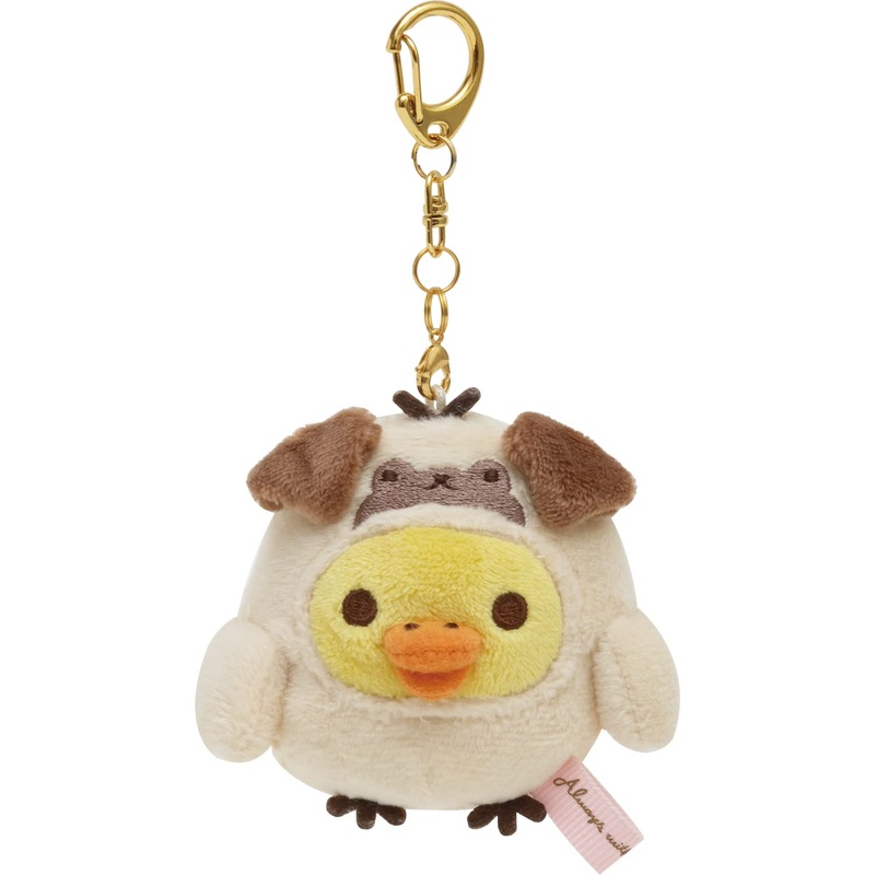 San-X Rilakkuma Little Family Kiiroitori Plush Keychain MF53701