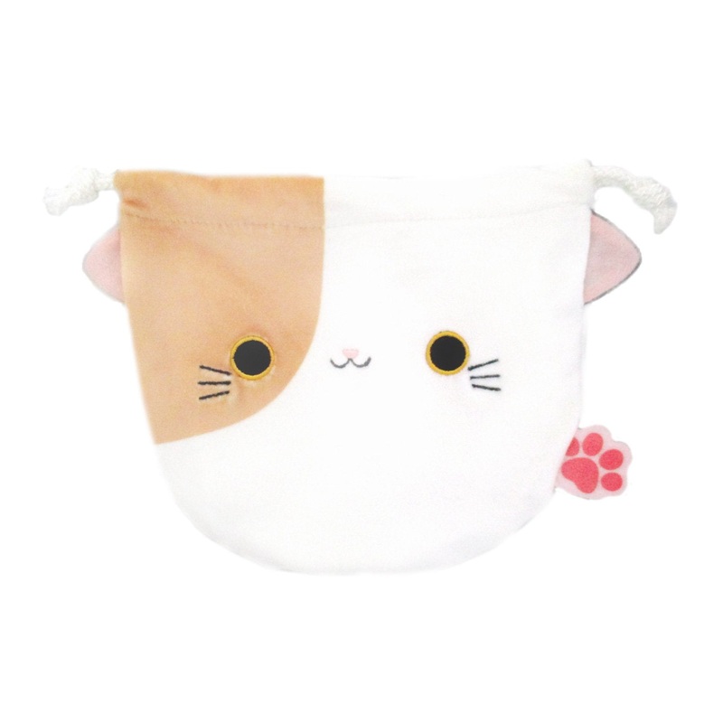 Sanei Boeki Plush Cat Dango Mochi Bag W17.5xD1.5xH15cm