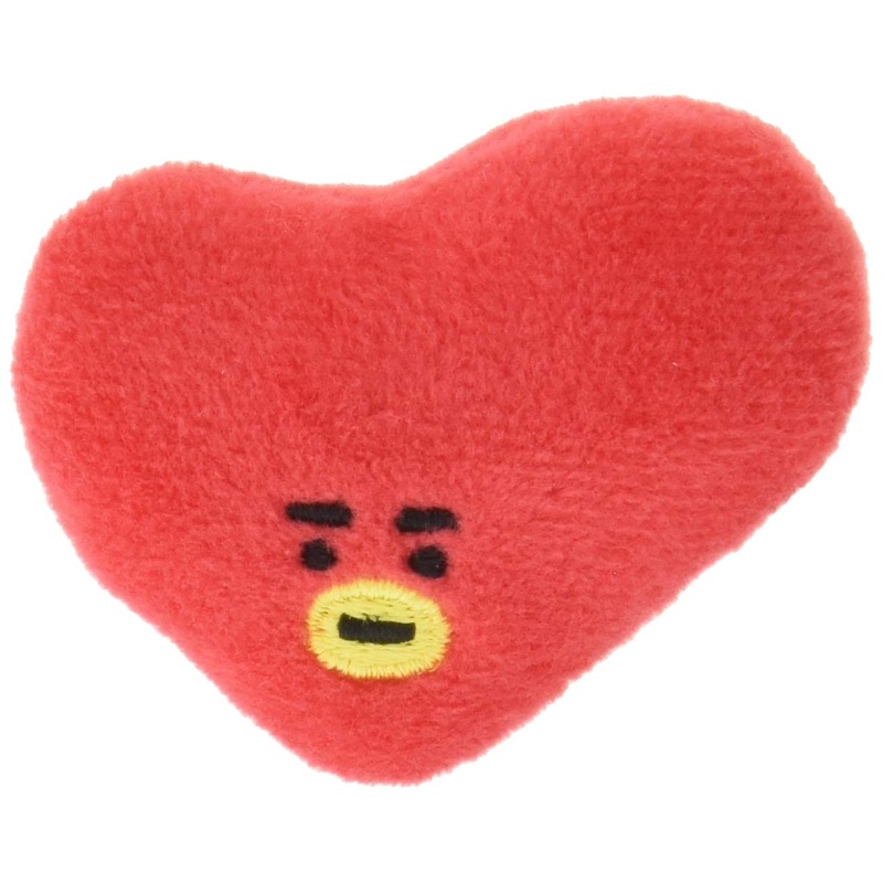 Sekiguchi BT21 Tata Stuffed Animal Badge - Official Merchandise
