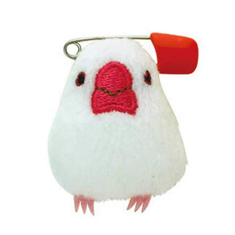 Sekiguchi Kotori Collection Off-White Sparrow Plush Badge