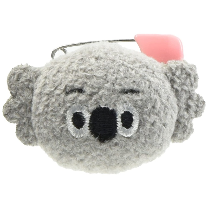 Sekiguchi Tanukyun Friends Koala Plush Toy Badge 646289