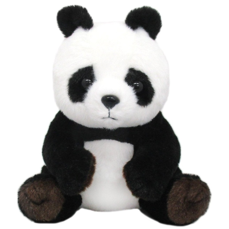 Sanei Boeki Original Animou Panda Plush Toy Small 13x14x15cm Sitting