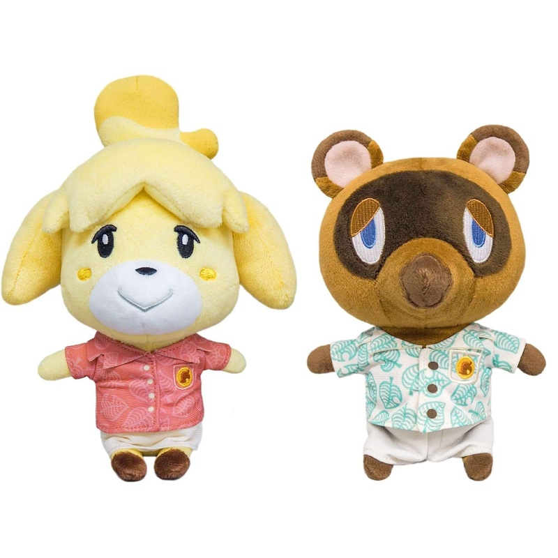 Sanei Boeki Shizue and Tom Nook Plush Toy Set - Animal Crossing New Horizons