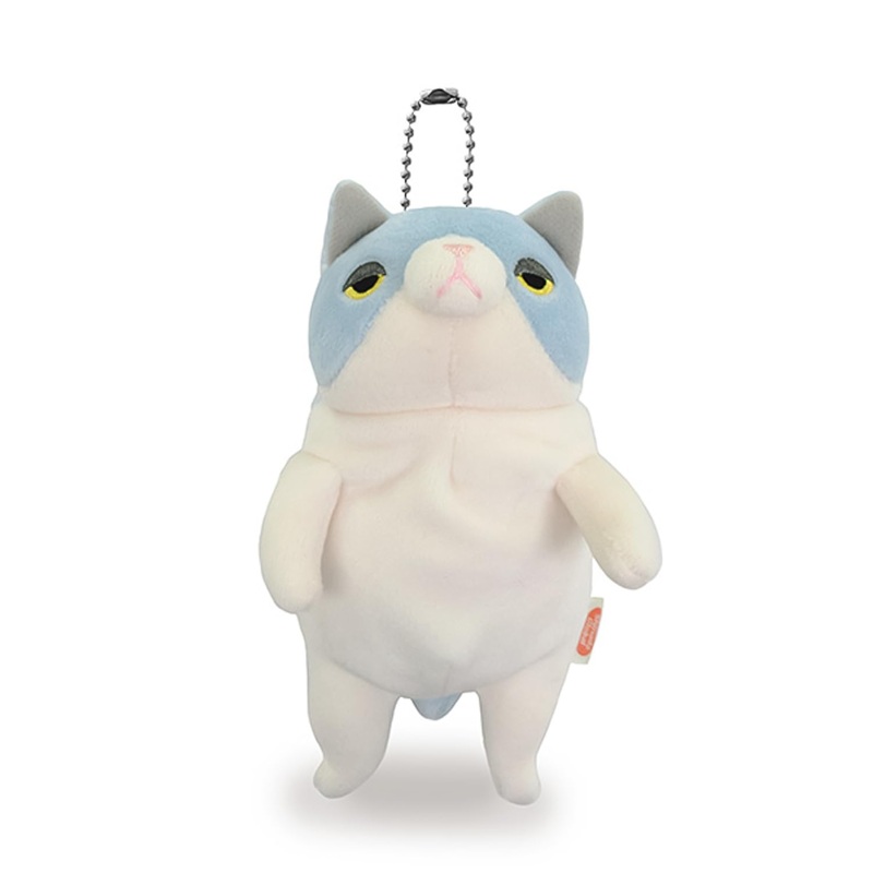 Shinada Global Mochi Neko Pastel Ramune Mini Plush Cat Size 7x5x14cm