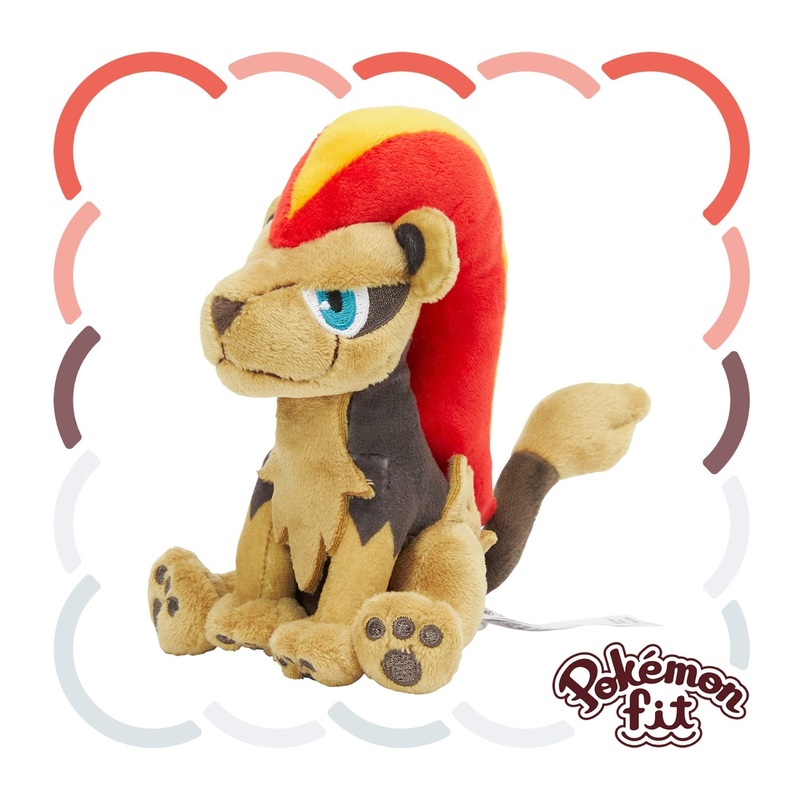 Pokemon Center Kaenjishi Female Form Plush 668 Pokmon Fit Collectible