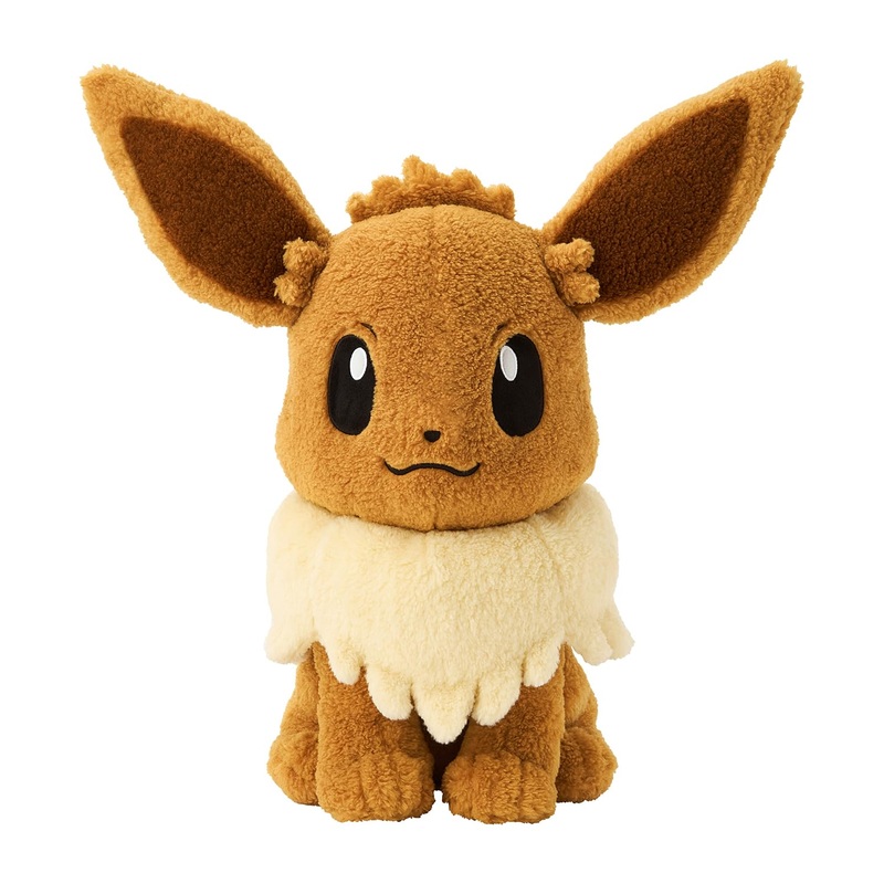 Pokemon Center Original Eevee Plush Doll Classic Boa Japan Official