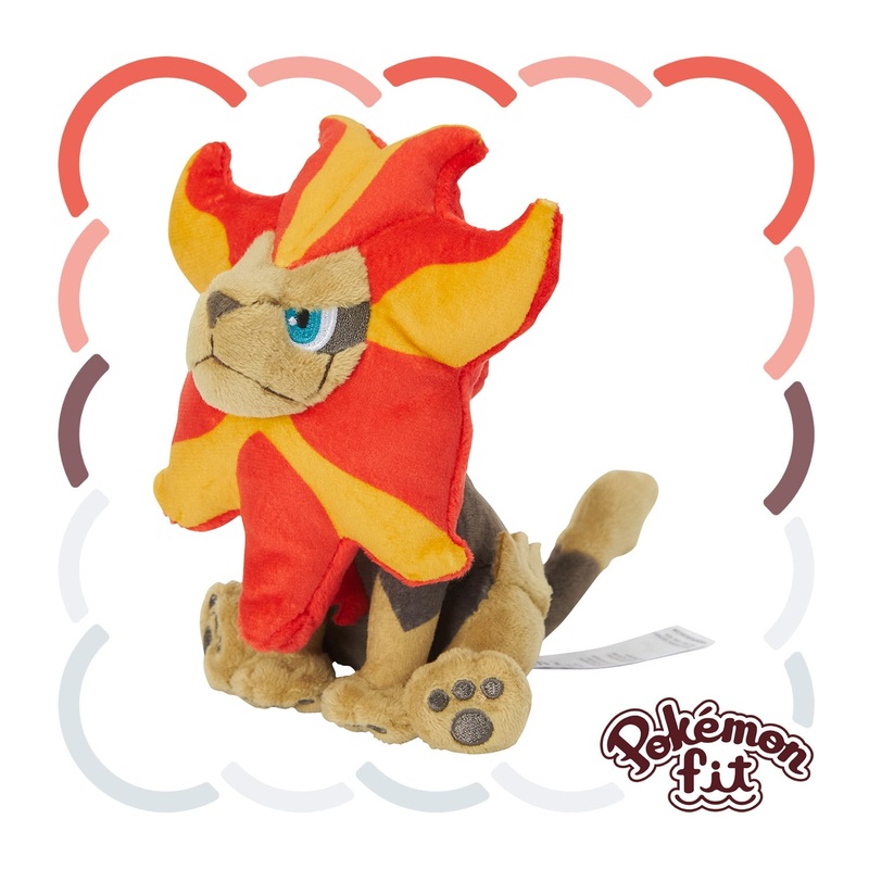 Pokemon Center Plush 668 Pokmon Fit Kaenjishi Male Form Collectible Toy