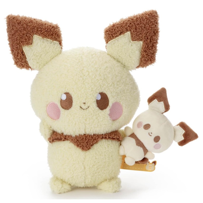 Takara Tomy Pokemon Pokepeace Pichu Mini Plush Doll Japan Edition Official