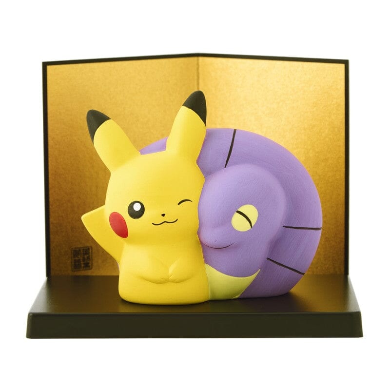 Pikachu & Abo Ceramic Decoration