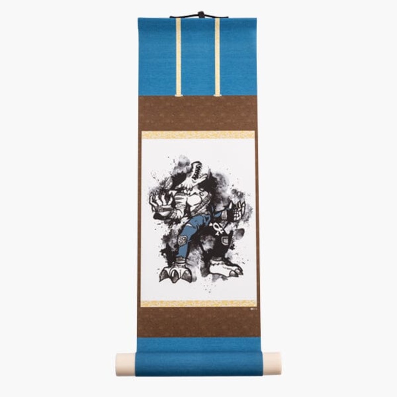 WereGarurumon Mini Hanging Scroll - Digimon Adventure