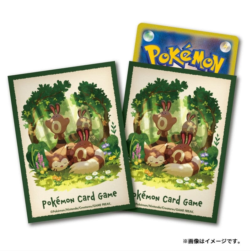 Card Sleeves Furret & Sentret - Pokmon Card Game