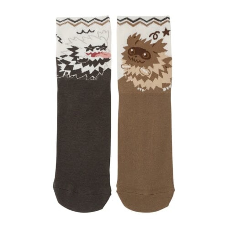 Zigzagoon  Galarian Zigzagoon Middle Socks (23-25cm) - Nitamono Doushi (Look Alike) Pokmon!