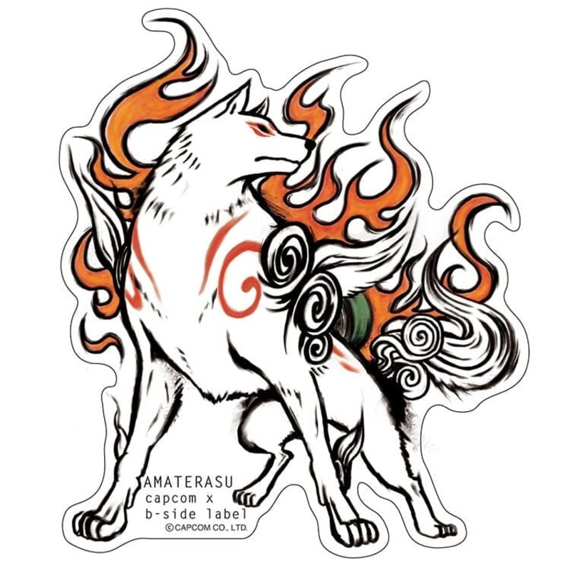 Amaterasu (Normal Ver.) CAPCOMB-SIDE LABEL Sticker - kami