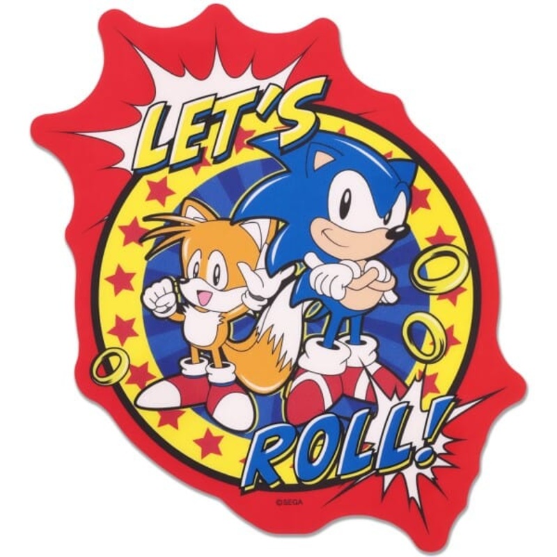 LET'S ROLL! Travel Sticker (6) - Sonic the Hedgehog