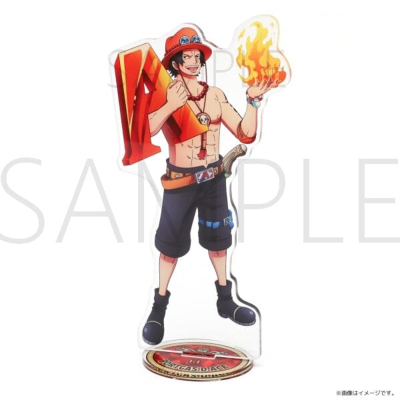 Portgas D. Ace HBD (1.1) Initial Acrylic Stand - ONE PIECE