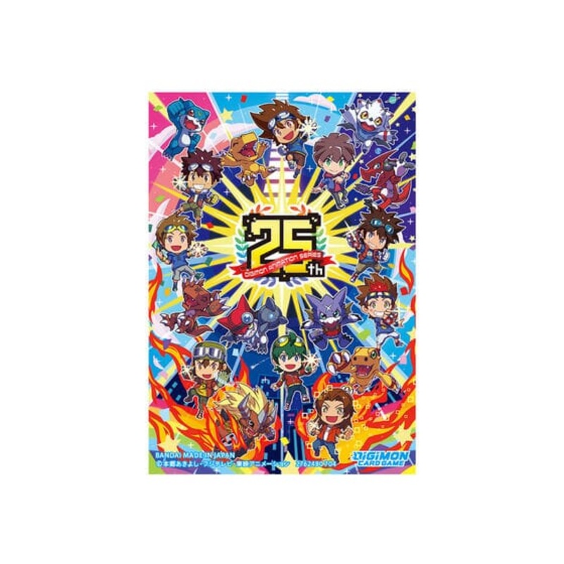 Official Card Sleeves DIGIMON ANIMATION SERIES 25th - Digimon Card Game