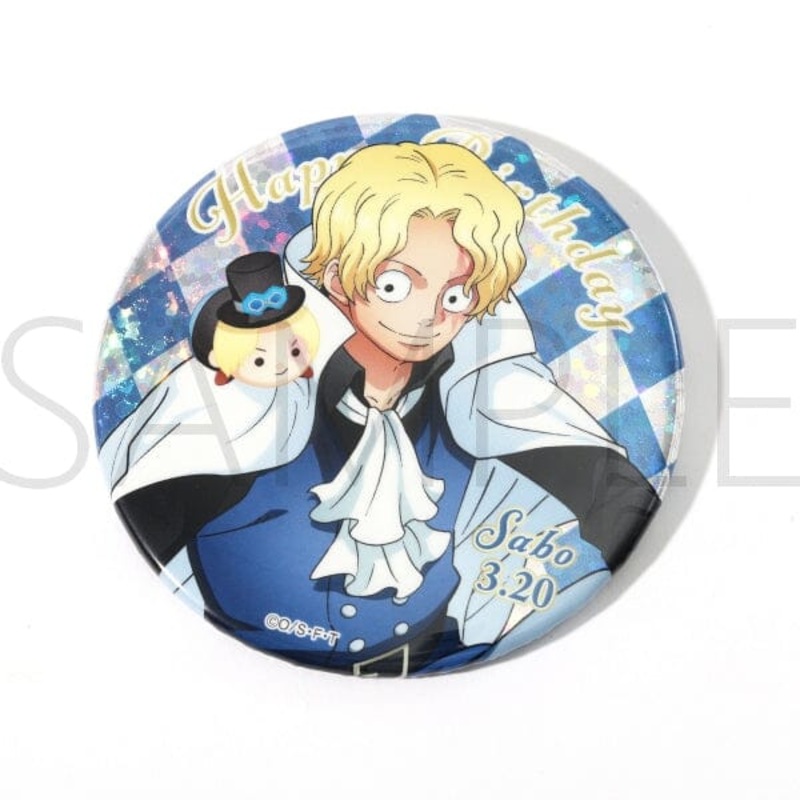 Sabo Birthday (3.20) Hologram Tin/Can Badge - ONE PIECE